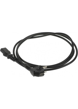 Шнур питания Rem R-10-Cord-C13-S-1.8 C13-Schuko проводник.:3x1мм2 1.8м 220В 10А (упак.:1шт) черный