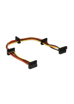 Кабель питания SATA Cablexpert CC-SATAMF-03 4x15pin(M)/15pin(F), 40см (095563)