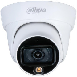 Уличная купольная IP-видеокамера Full-color, 2Мп; 1/2.8 CMOS; объектив 3.6мм; чувствительность 0.0017лк@F1.0 сжатие: H.265+ H.265 H.264+ H.264 MJPEG; 2 потока до 2Мп@25к/с; LED-подсветка до 30м; встроенный микрофон; защита: IP67; питание: 12В(DC) PoE