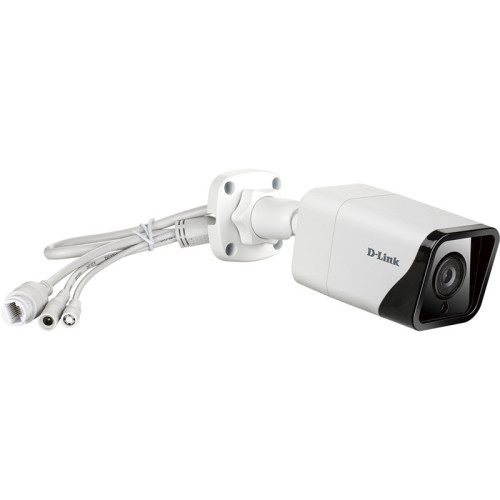 4 MP Outdoor PoE Bullet Camera, 2592 x 1520, H.265, IR LED 30m, microSD, ONVIF, IP66, -40° to 50°C, w/o power adapter
