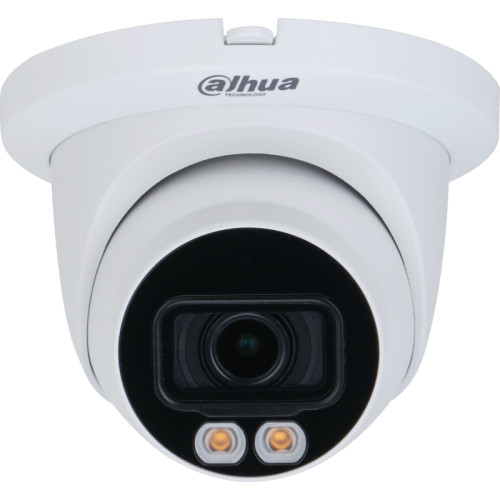 Уличная купольная IP-видеокамера Full-color с ИИ 4Мп; 1/1.8 CMOS; объектив 3.6мм; WDR(140дБ); чувствительность 0.0005лк@F1.0; сжатие: H.265+ H.265 H.264+ H.264 MJPEG; 3 потока до 4Мп(26881520)@25к/с; видеоаналитика: SMD пересечение линии контроль зоны дет