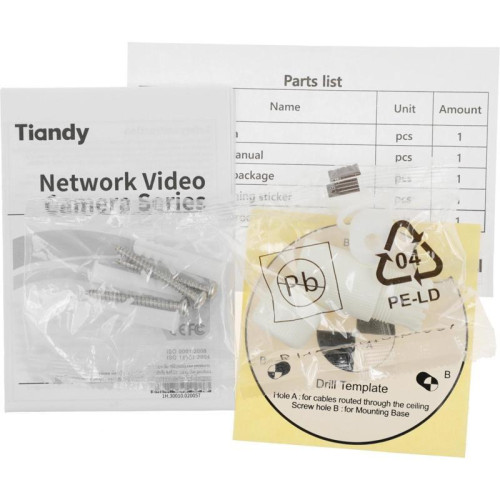 Камера видеонаблюдения IP Tiandy TC-C32GN I5/E/Y/C/2.8mm/V4.2 2.8-2.8мм цв. корп.:белый (TC-C32GN I5/E/Y/C/2.8/V4.2) Камера видеонаблюдения IP Tiandy TC-C32GN I5/E/Y/C/2.8mm/V4.2 2.8-2.8мм цв. корп.:белый (TC-C32GN I5/E/Y/C/2.8/V4.2)