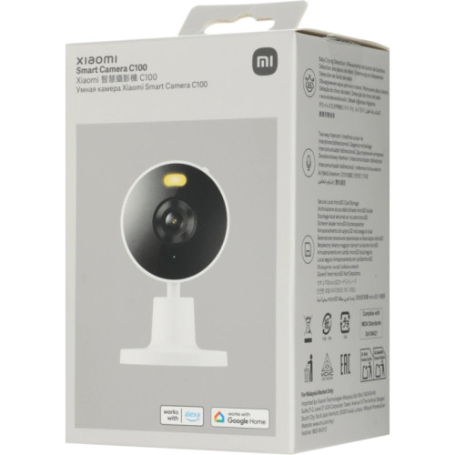 Камера видеонаблюдения IP Xiaomi Smart Camera C100 Wi-Fi 2.8-2.8мм цв. корп.:белый (BHR07VOGL) Камера видеонаблюдения IP Xiaomi Smart Camera C100 Wi-Fi 2.8-2.8мм цв. корп.:белый (BHR07VOGL)