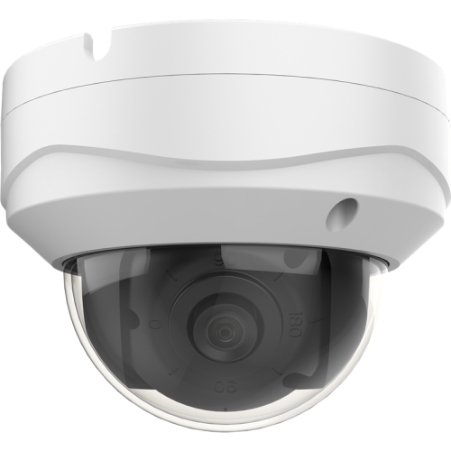 2 Мп уличная купольная IP-камера с EIR-подсветкой до 30м матрица 1/2.8 Progressive Scan CMOS день/ночь механический ИК-фильтр сжатие H.265/H.265+/H.264/H.264+/MJPEG  разрешение 1920×1080@25к/с 0.01лк@F1.2 фиксированный объектив 2.8мм с уголом обзора 114WD