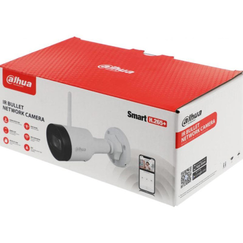 Камера видеонаблюдения IP Dahua DH-IPC-HFW1230DS1P-SAW-0280B Wi-Fi 2.8-2.8мм цв. корп.:белый/черный