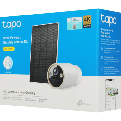 Камера видеонаблюдения IP TP-Link Tapo C460 Kit Wi-Fi 3.17-3.17мм цв. корп.:белый