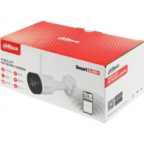 Камера видеонаблюдения IP Dahua DH-IPC-HFW1430DS1P-SAW-0280B Wi-Fi 2.8-2.8мм цв. корп.:белый/черный