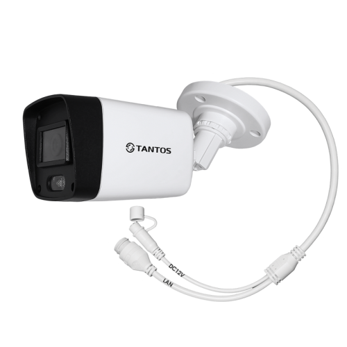 Камера видеонаблюдения IP TANTOS TSi-P2FP, 1080p, 2.8 мм, белый