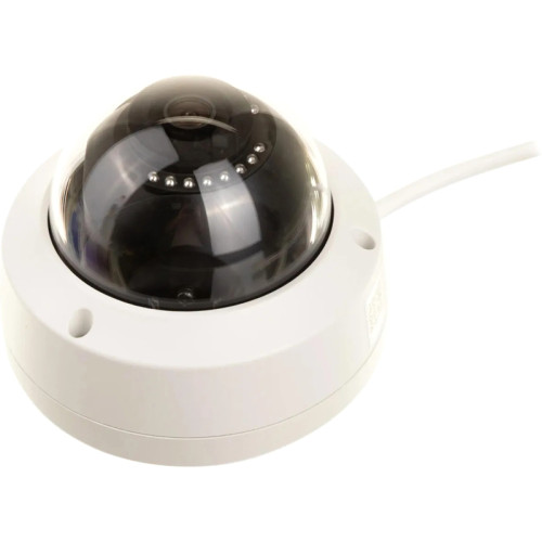 2Мп уличная купольная IP-камера, EXIR ИК 30м, 1/2.9 CMOS, 1920х1080@25к/с, объектив 2.8мм, угол 104, мех ИК-фильтр, 0.01Лк@F2.0, H.265/H.265+/H.264/H.264+/MJPEG ROI, коридорный режим, DWDR, 3D DNR, BLC, Smart ИК, IP67 IK10, -40...+60C, DC12В/PoE, 6.5Вт