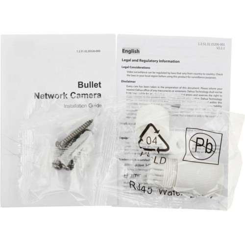 Камера видеонаблюдения IP Dahua DH-IPC-HFW1430DS1P-SAW-0280B Wi-Fi 2.8-2.8мм цв. корп.:белый/черный
