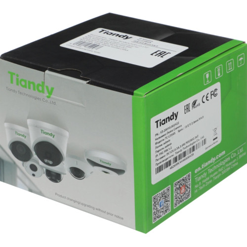 Камера видеонаблюдения IP Tiandy Lite TC-C35KS I3/E/Y/2.8/V4.0 2.8-2.8мм цв. корп.:белый Камера видеонаблюдения IP Tiandy Lite TC-C35KS I3/E/Y/2.8/V4.0 2.8-2.8мм цв. корп.:белый