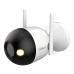 Камера видеонаблюдения IP Dahua DH-IPC-F2CP-LED-0280B Wi-Fi 2.8-2.8мм цв. корп.:белый/черный