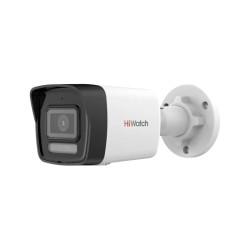 2Мп уличная цилиндрическая IP-камера с гибридной Smart-подсветкой, 1/2.9 Scan CMOS, объектив 2.8мм, угол 103, мех ИК-фильтр, 0.005Лк@F1.6, 1920х1080@25к/с, H.265/H.265+/H.264/H.264+/MJPEG ROI коридорный режим DWDR, 3D DNR, BLC, EXIR ИК 30м, подсветка белы