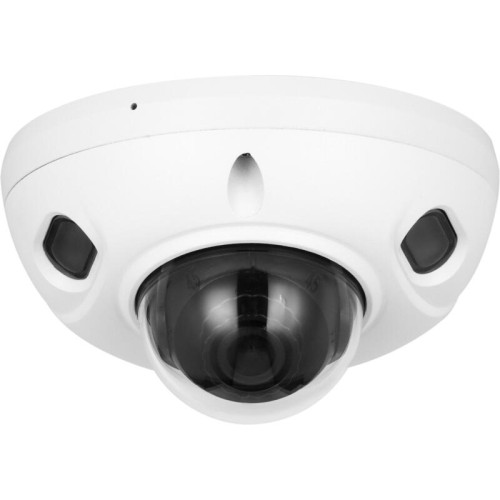 Уличная мини-купольная IP-видеокамера с ИИ, 2Мп; 1/2.8 CMOS; объектив 3.6мм; механический ИК-фильтр; WDR(120дБ); чувствительность 0.002лк@F1.4; сжатие: H.265+ H.265 H.264+ H.264 MJPEG; 3 потока до 2Мп@25к/с; видеоаналитика: SMD 4.0