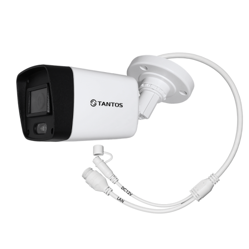 Камера видеонаблюдения IP TANTOS TSi-P4FP, 1440p, 2.8 мм, белый