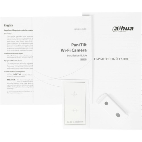 Камера видеонаблюдения IP Dahua DH-IPC-H3AP-0360B Wi-Fi 3.6-3.6мм цв.