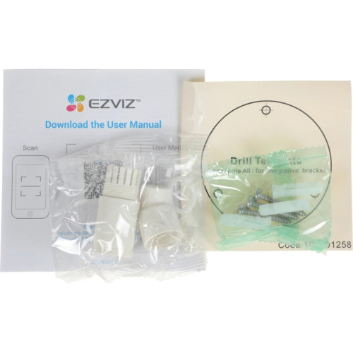Камера видеонаблюдения IP Ezviz CS-H3C Wi-Fi 2.8-2.8мм цв. корп.:белый (H3C COLOR)