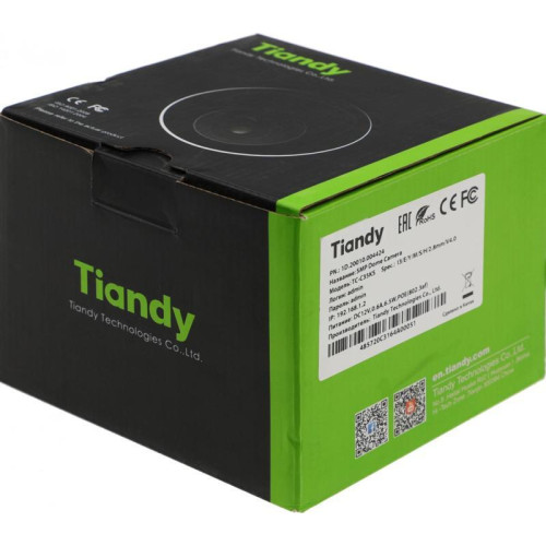 Камера видеонаблюдения IP Tiandy TC-C35KS I3/E/Y/M/S/H/2.8mm/V4.0 2.8-2.8мм цв. корп.:белый (TC-C35KS I3/E/Y/M/S/H/2.8/V4.0)