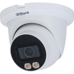 Уличная купольная IP-видеокамера Full-color с ИИ 4Мп; 1/1.8 CMOS; объектив 3.6мм; WDR(140дБ); чувствительность 0.0005лк@F1.0; сжатие: H.265+ H.265 H.264+ H.264 MJPEG; 3 потока до 4Мп(26881520)@25к/с; видеоаналитика: SMD пересечение линии контроль зоны дет
