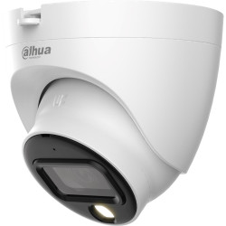 Уличная купольная HDCVI-видеокамера Full-color Starlight 5Mп; CMOS; объектив 2.8мм; WDR(120дБ); чувствительность 0.001лк@F1.0; видеовыход: BNC (переключаемый HDCVI/TVI/AHD/CVBS); частота кадров: 25к/c@5Мп; LED-подсветка до 20м; встроенный микрофон; защита