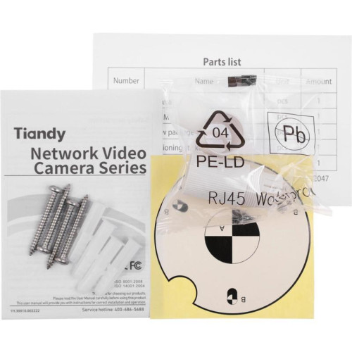 Камера видеонаблюдения IP Tiandy TC-C32GN I5/E/Y/C/4mm/V4.2 4-4мм цв. корп.:белый (TC-C32GN I5/E/Y/C/4/V4.2) Камера видеонаблюдения IP Tiandy TC-C32GN I5/E/Y/C/4mm/V4.2 4-4мм цв. корп.:белый (TC-C32GN I5/E/Y/C/4/V4.2)