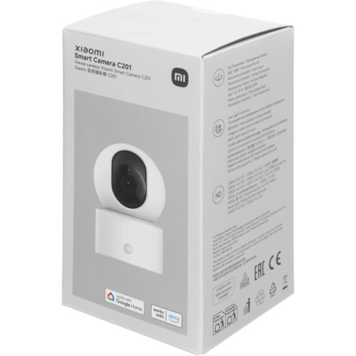 Камера видеонаблюдения IP Xiaomi C201 Wi-Fi 3.3-3.3мм цв. корп.:белый (BHR08NBGL) Камера видеонаблюдения IP Xiaomi C201 Wi-Fi 3.3-3.3мм цв. корп.:белый (BHR08NBGL)