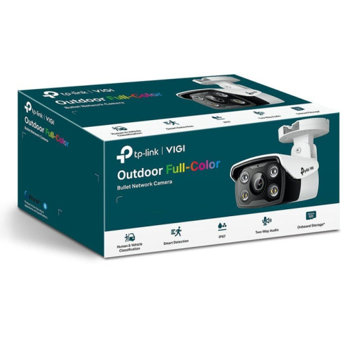 Уличная цилиндрическая камера 3 Мп с цветным ночным видением/ 3MP Outdoor Full-Color Bullet Network Camera