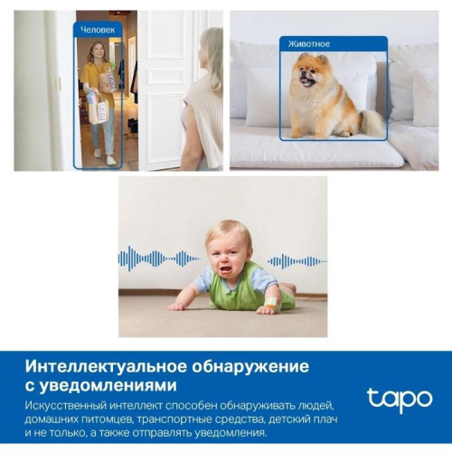 Камера видеонаблюдения IP TP-Link Tapo C125 Wi-Fi 2.45-2.45мм цв. корп.:белый Камера видеонаблюдения IP TP-Link Tapo C125 Wi-Fi 2.45-2.45мм цв. корп.:белый