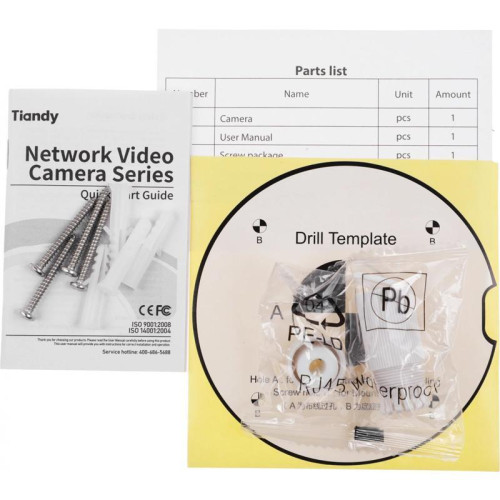 Камера видеонаблюдения IP Tiandy Pro TC-C32TS I8/A/E/Y/M/H/2.7-13.5mm/V4.0 2.7-13.5мм цв. корп.:белый (TC-C32TS I8/A/E/Y/M/H/V4.0)