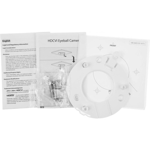 Камера видеонаблюдения аналоговая Dahua DH-HAC-HDW1200CLQP-IL-A-0280B- S6 2.8-2.8мм HD-CVI HD-TVI цв. корп.:белый (DH-HAC-HDW1200CLQP-IL-A-0280B)
