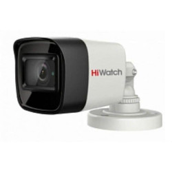 Камера видеонаблюдения аналоговая HiWatch DS-T800(B) (2.8 mm) 2.8-2.8мм HD-CVI HD-TVI цв. корп.:белый