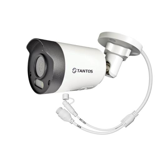 Камера видеонаблюдения IP TANTOS TSi-Pe25FP, 1080p, 2.8 мм, белый