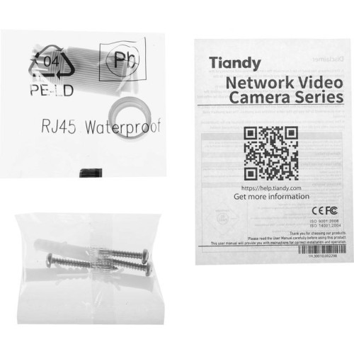 Камера видеонаблюдения IP Tiandy AK TC-C321N I3/E/Y/4mm 4-4мм цв. корп.:белый Камера видеонаблюдения IP Tiandy AK TC-C321N I3/E/Y/4mm 4-4мм цв. корп.:белый