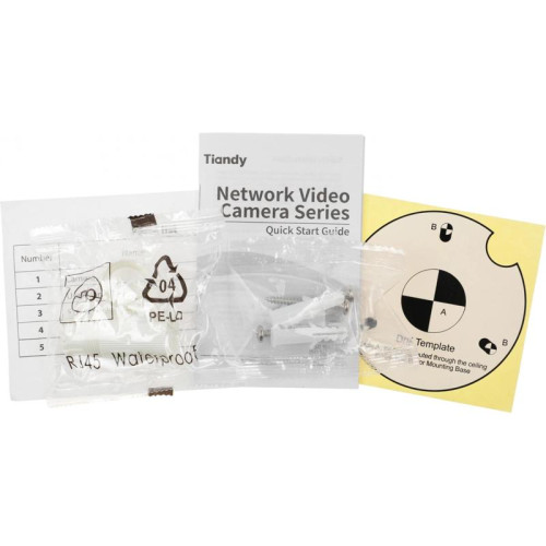 Камера видеонаблюдения IP Tiandy TC-C32WP I5W/E/Y/2.8mm/V4.2 2.8-2.8мм цв. корп.:белый (TC-C32WP I5W/E/Y/2.8/V4.2)