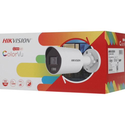 Камера видеонаблюдения IP Hikvision DS-2CD2087G2H-LIU(4MM) 4-4мм цв. корп.:серый