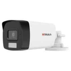 Камера видеонаблюдения аналоговая HiWatch DS-T220A (2.8mm) 2.8-2.8мм HD-CVI HD-TVI цв. корп.:белый