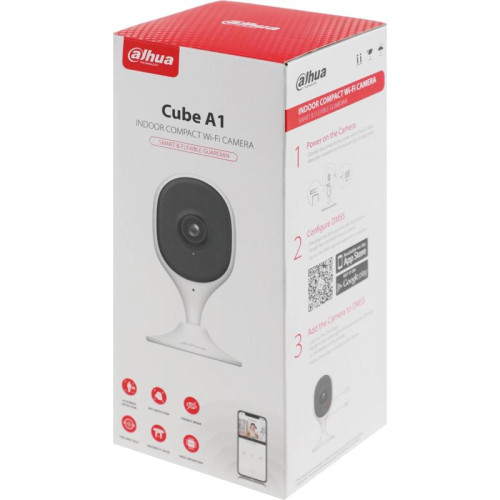 Камера видеонаблюдения IP Dahua DH-IPC-C5AP-0280B Wi-Fi 2.8-2.8мм цв. корп.:белый/черный