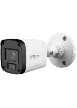 Камера видеонаблюдения аналоговая Dahua DH-HAC-B5E20P-A-0360B 3.6-3.6мм цв. корп.:белый