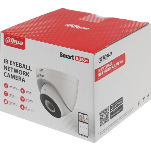 Камера видеонаблюдения IP Dahua DH-IPC-HDW1430DTP-SAW-0280B Wi-Fi 2.8-2.8мм цв. корп.:белый