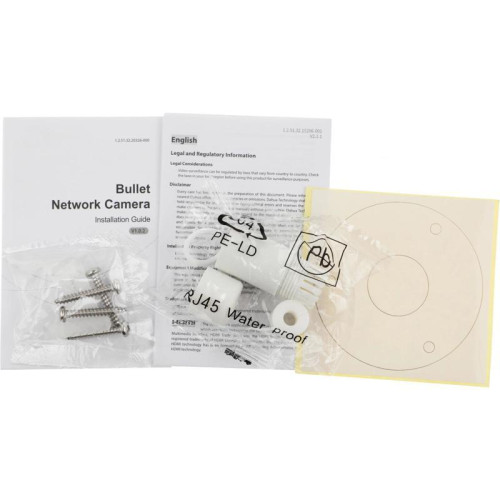 Камера видеонаблюдения IP Dahua DH-IPC-HFW1230DS1P-SAW-0280B Wi-Fi 2.8-2.8мм цв. корп.:белый/черный