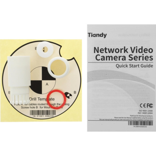 Камера видеонаблюдения IP Tiandy TC-C34WP W/E/Y/2.8mm/V4.0 2.8-2.8мм цв. корп.:белый (TC-C34WP W/E/Y/2.8/V4.0) Камера видеонаблюдения IP Tiandy TC-C34WP W/E/Y/2.8mm/V4.0 2.8-2.8мм цв. корп.:белый (TC-C34WP W/E/Y/2.8/V4.0)