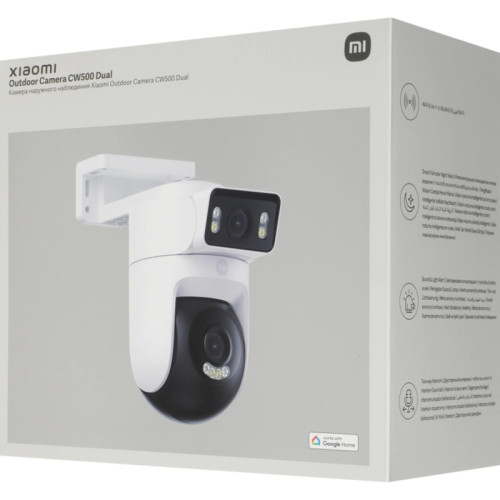 Камера видеонаблюдения IP Xiaomi Outdoor Camera CW500 Dual EU Wi-Fi 2.8-2.8мм цв. корп.:белый/черный (BHR9402EU)
