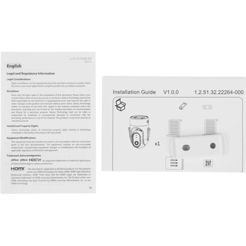 Камера видеонаблюдения IP Dahua DH-SD-H2C-0400B Wi-Fi 4-4мм цв. корп.:белый
