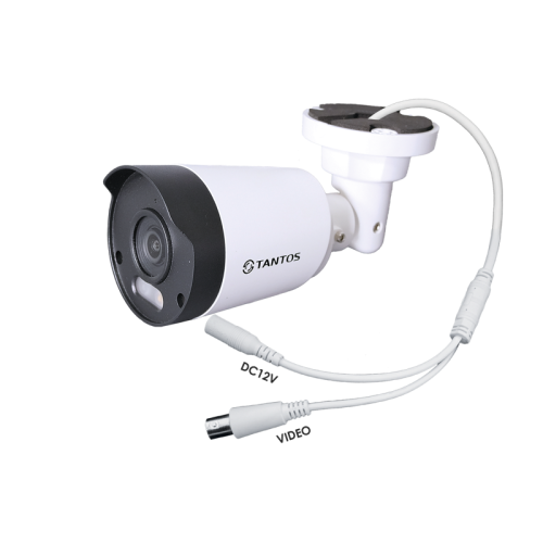 Камера видеонаблюдения IP TANTOS TSi-Peco25FP, 1080p, 2.8 мм, белый