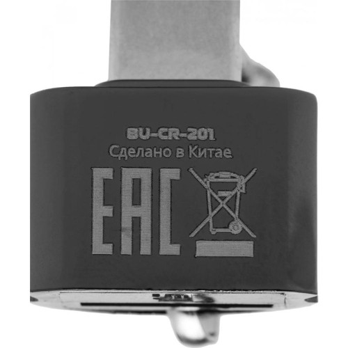 Устройство чтения карт памяти USB2.0 Buro BU-CR-201 черный