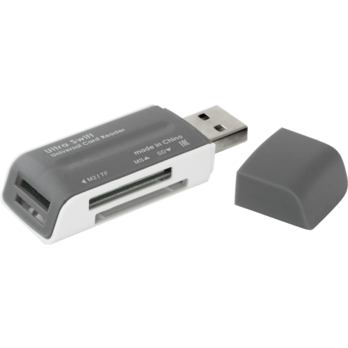 Defender#1 Универсальный картридер Ultra Swift USB 2.0, 4 слота