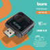 Устройство чтения карт памяти USB2.0 Buro BU-CR-110 черный Устройство чтения карт памяти USB2.0 Buro BU-CR-110 черный