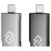 Устройство чтения карт памяти USB 2.0/Type C Digma CR-CU2520-G серый Устройство чтения карт памяти USB 2.0/Type C Digma CR-CU2520-G серый