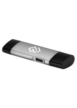 Устройство чтения карт памяти USB 2.0/Type C Digma CR-CU2520-G серый
