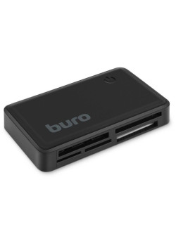 Устройство чтения карт памяти USB2.0 Buro BU-CR-151 черный